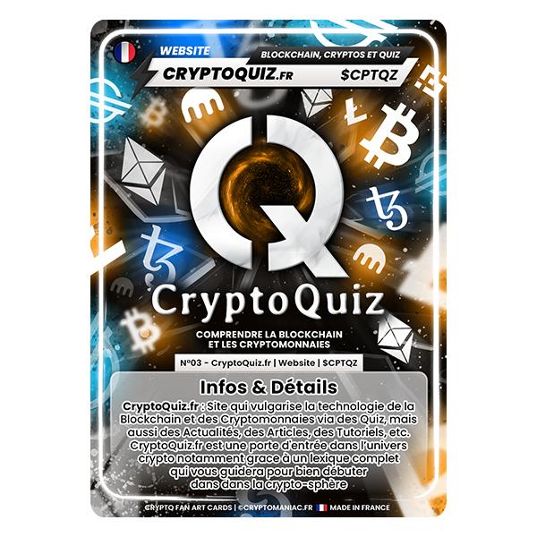 Fan card cryptoquiz cryptomaniac 2